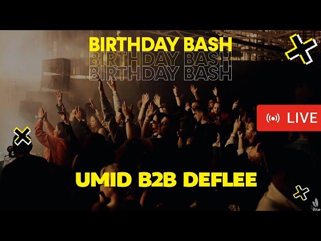 Umid b2b DEFLEE -  BIRTHDAY BASH Fantomas Rooftop | Live 17.06.22