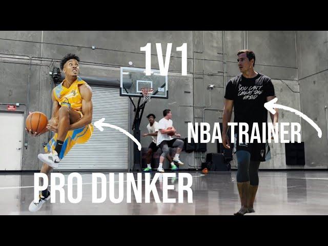 NBA Trainer vs Pro Dunker 1v1 