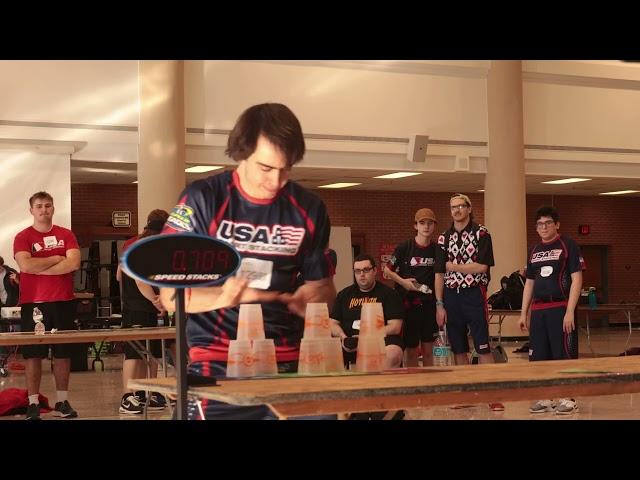 2022 Sport Stacking 3-3-3 Overall WSSA World Record