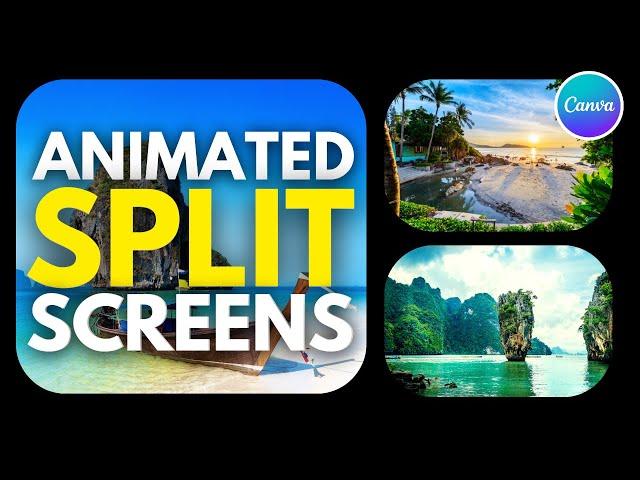 Animated Split Screen - Canva Tutorial