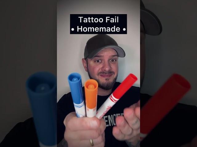 Tattoo Fail - Homemade  (Reaction)