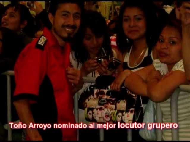 Toño Arroyo nominado al mejor locutor grupero slp