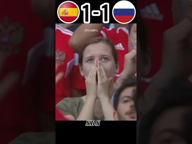 Spain Vs Russia Penalty Shootout #shorts #youtube #football