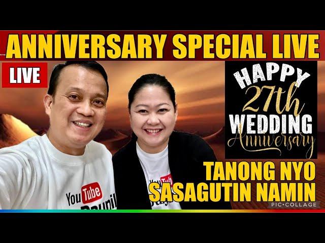 ⭕️ MAY ASAWA NA PO AKO | 27th WEDDING ANNIVERSARY NA | REVEAL KO NA AT PWEDE KAYONG MAGTANONG, LIVE