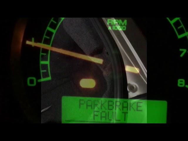 Jaguar S type Park brake fault here is the answer