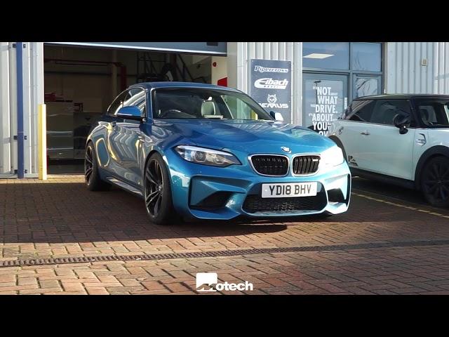 BMW M2 Eibach springs 12mm wheel spaces Motech performance