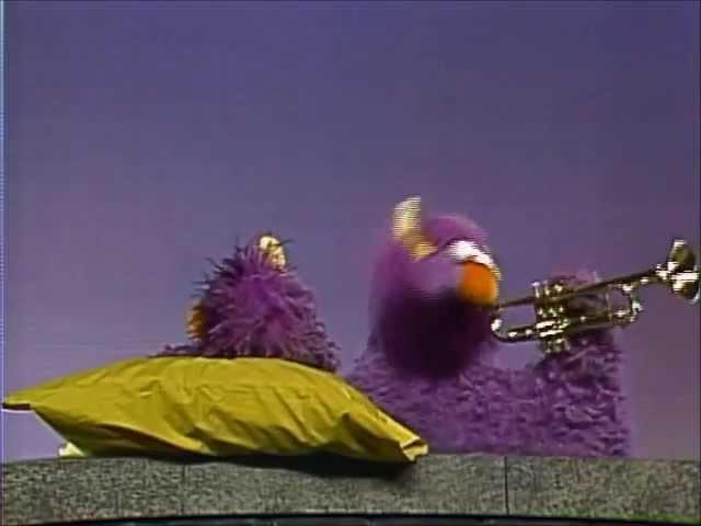 Classic Sesame Street - Two-Headed Monster - Sleep or Trumpet Practice