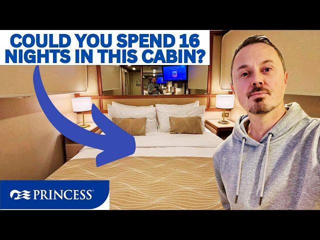 I spent 16 nights in this inside cabin onboard Princess Cruises - would you have managed?