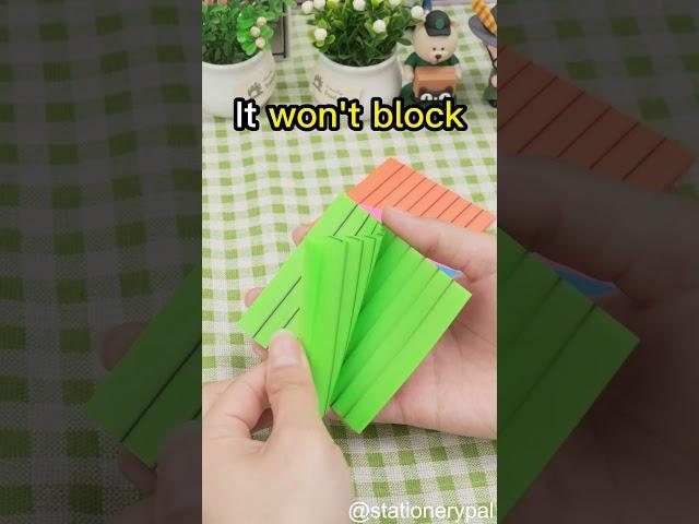 Paper sticky notes vs transparent sticky notes?