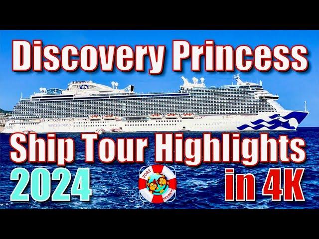 Discovery Princess - Ship Tour Highlights 2024 in 4K