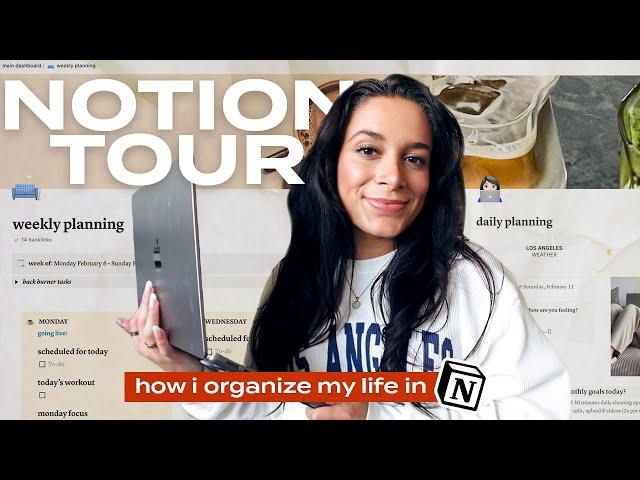 NOTION TOUR *aesthetic & functional* | how I organize my life in Notion
