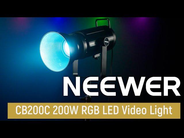 Introducing the NEEWER CB200C 200W RGB LED Video Light