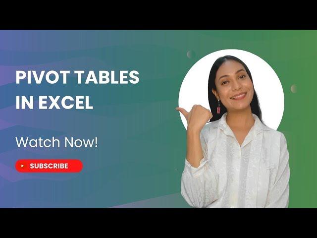 Pivot Table in Excel | Microsoft Excel For Beginners | Meritshot Tutorials