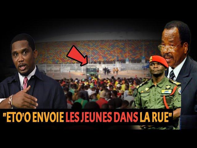 Eto'o met le Paul Biya dos au mur avec une insu.rrection populaire autour du stade