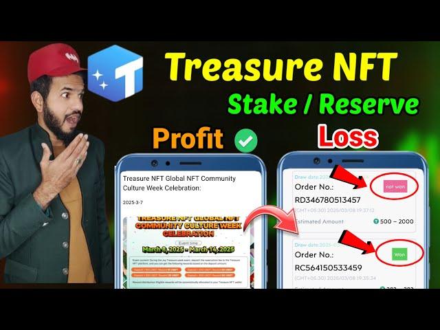 Treasure NFT Stake or Reserve | Treasure NFT Earning | Treasure NFT new Updates | NFT withdrawal