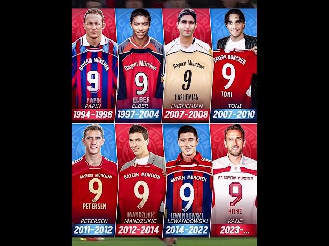 9️⃣"Bayern's Legacy of Legendary No. 9s: From Luca Toni to Harry Kane