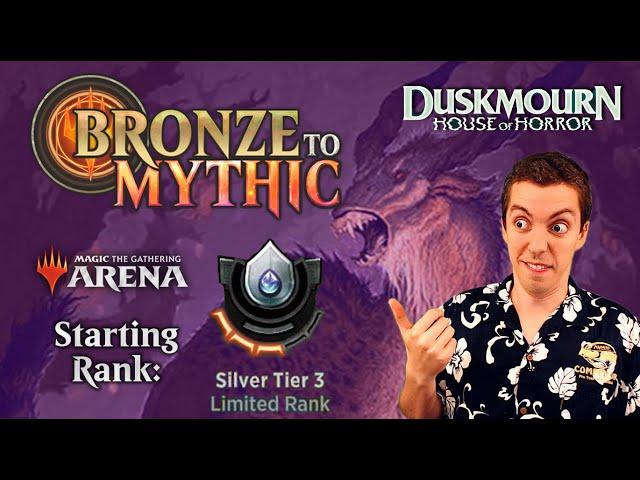  Bronze To Mythic: Episode 3 - Starting Rank: Silver 3 - MTG Arena:  Duskmourn: House Of Horror 