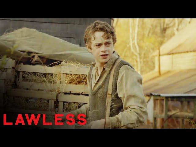 'Cricket Puts Moonshine in the Gas Tank' Scene | Lawless