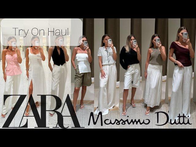 Biggest ZARA & Massimo Dutti  ** | TRY on HAUL | ** Summer Outfit Ideas
