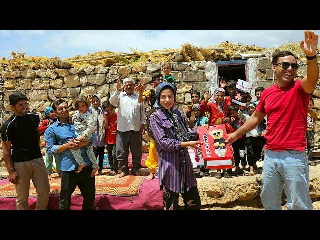 Mr Mahmoud among the warm and kind nomadic people of Jalale-h district