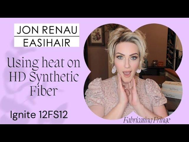 Styling Heat Friendly Fiber! Curling my Jon Renau HD Synthetic Fiber IGNITE