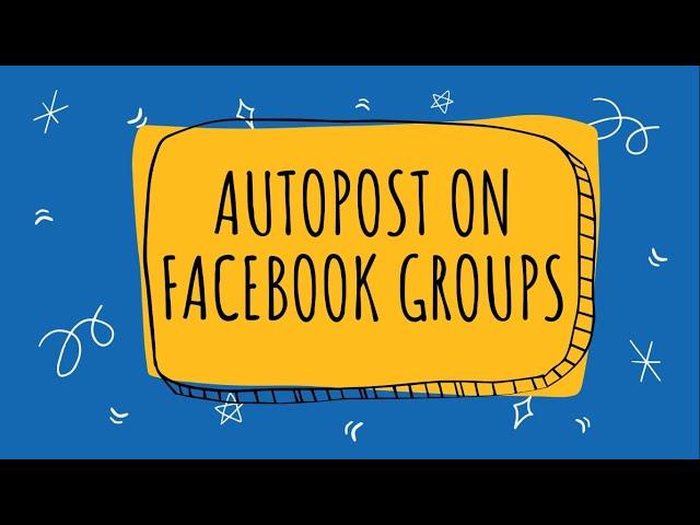 How to Auto Post in facebook groups | Facebook automation