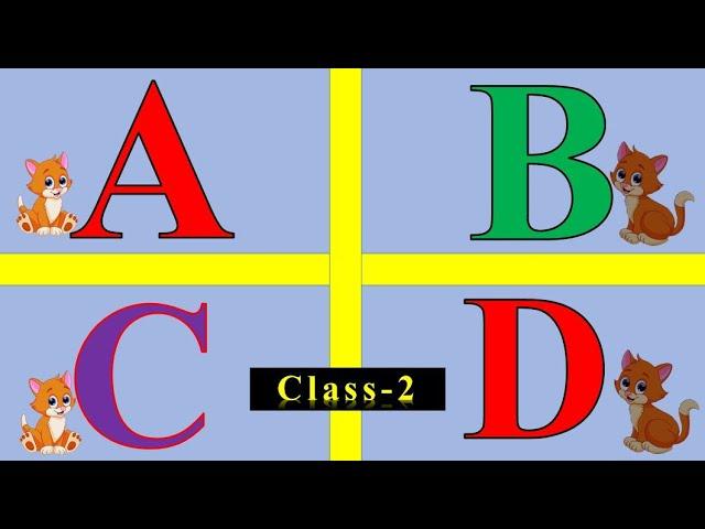 English Alphabet Class -2 || A B C D E F G H......||Si Kids Zone