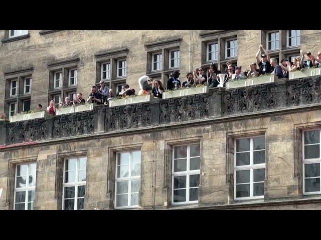 Empfang der NINERS in Chemnitz auf dem Rathausplatz - 2024 04 28