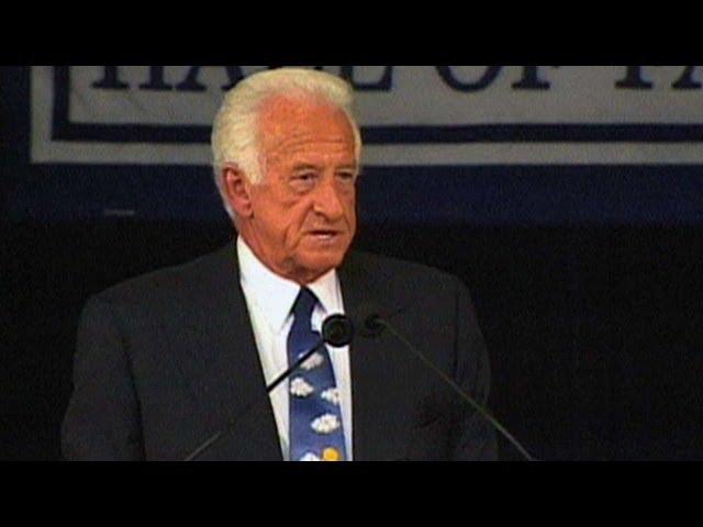 Bob Uecker is inducted into the Baseball Hall of Fame