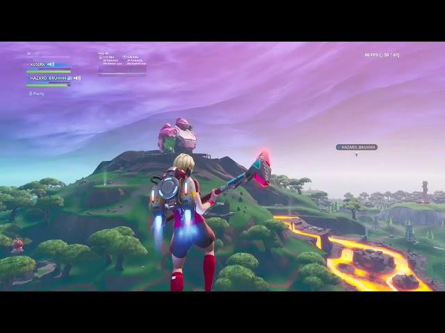 Fortnite  Monster vs Robot aerial view