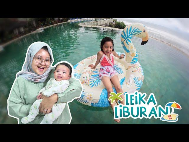 LEIKA KE PANTAI PARANGTRITIS JOGJA BUNDA LIBURAN BARENG ADIK BAYI LEXIE AJAK RENANG DI HOTEL