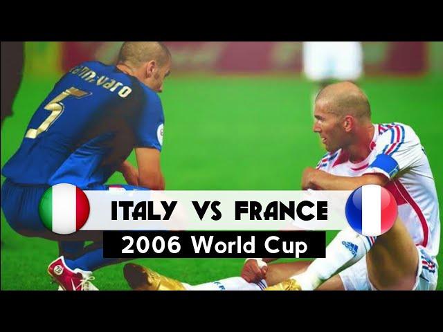 Italy vs France 1(5) × (3) 1 2006 World Cup Final Goals and Highlights + Penalties HD