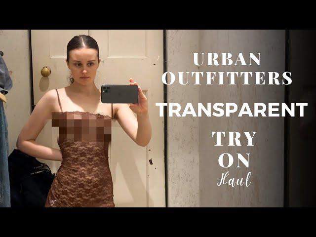 New Collection URBAN OUTFITTERS Try On Fitting Room | TRANSPARENT