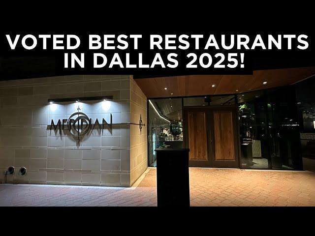 BEST DALLAS RESTAURANTS 2025! Top 3 Good Fun Places to Eat in Dallas Texas! #nicerooftop #fancy #new