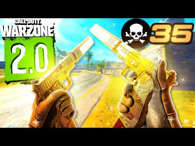 35 KILL GAME! The 2 SHOT AKIMBO P890 PISTOLS in WARZONE 2!