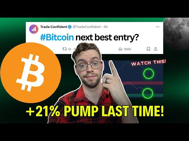 Bitcoin Next Best Entry? We Pumped 21% Last Time! (Watch These Signals)