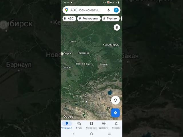 Красноярск на карте
