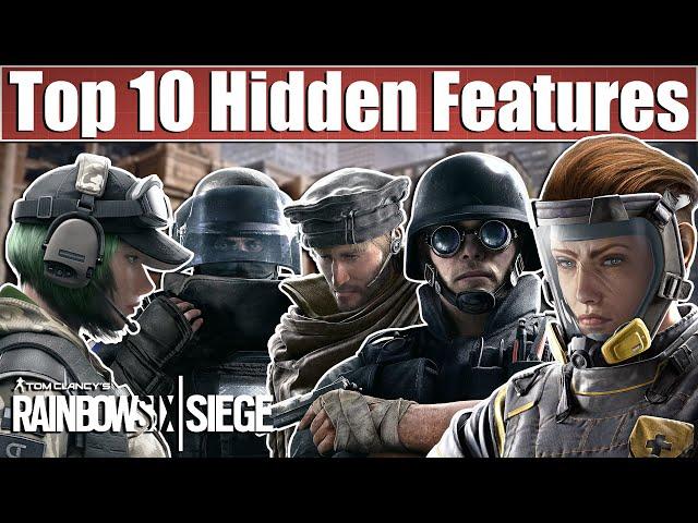 Top 10 Hidden Abilities & Tricks - Rainbow Six Siege