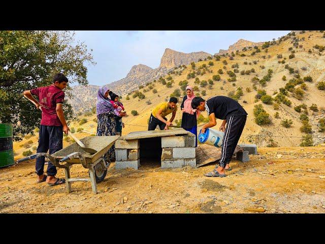 Making a dog kennel: nomadic life