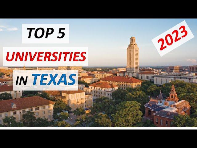 Top 5 Best Universities in Texas IN 2023 ... In Just ONE minute