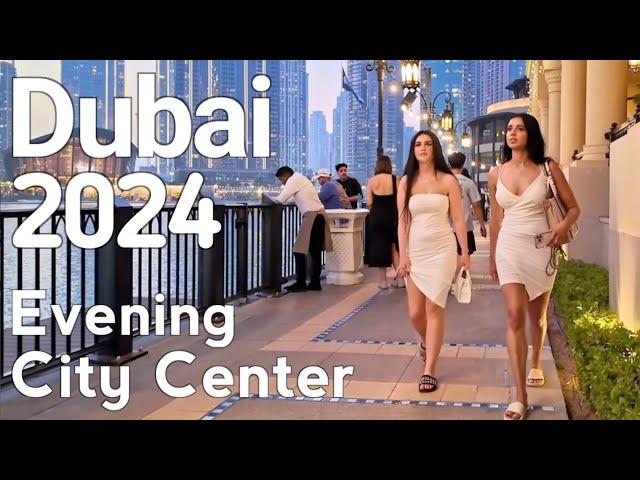 Dubai [4K] Amazing Burj Khalifa, City Center Walking Tour 