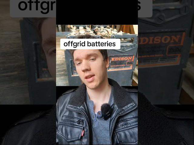 the best offgrid battery #homestead #offgridsystem #offgrid