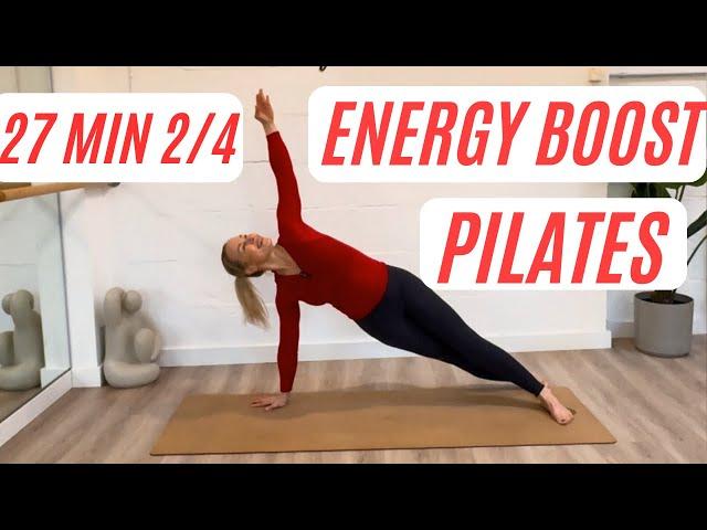 PILATES ENERGY BOOST (27 MIN) 2/4  #pilates #homeworkout #fullbodyworkout