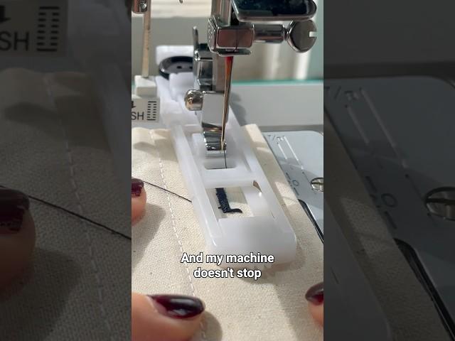 How to sew buttonholes using your sewing machine! | #sewing #sewinghacks #shorts #sewingtutorial