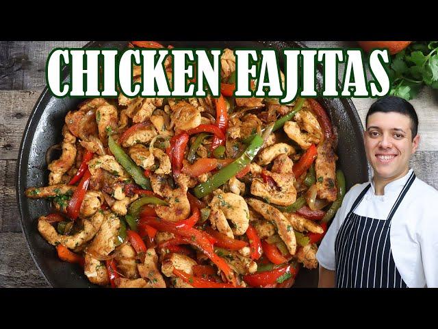 How to Make Chicken Fajitas Recipe | Fast and Easy Mexican Recipe by Lounging with Lenny