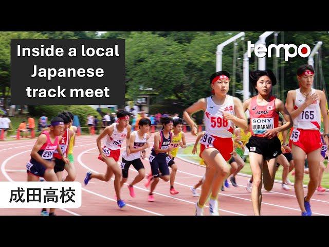 千葉県高校陸上競技記録会 成田高校  |  Inside a local 1500m track meet for Japanese high schools