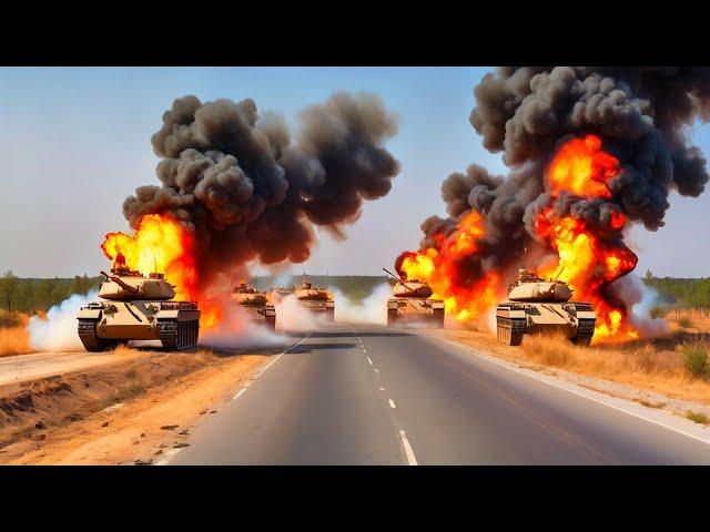 just happened! 82 British Challenger 2 tanks were brutally destroyed by Russian forces