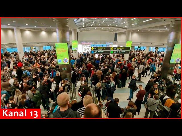 Drone attacks paralyze airports in Moscow, leaving thousands of passengers stranded