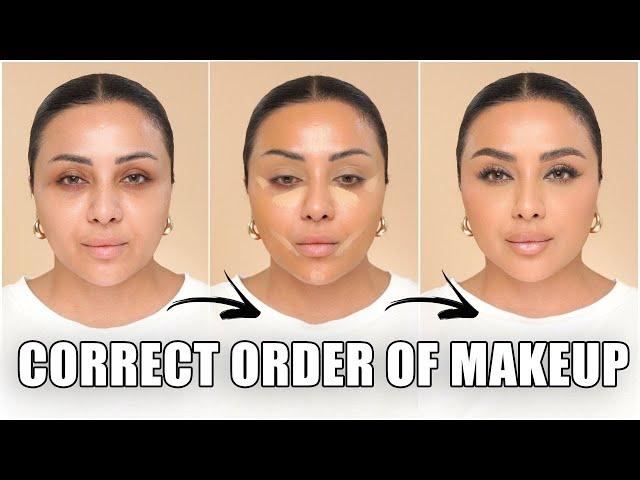 The Correct Order Of Makeup Application | Beginner Friendly