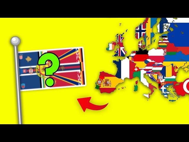 All European Countries in One Flag | Flag Animation